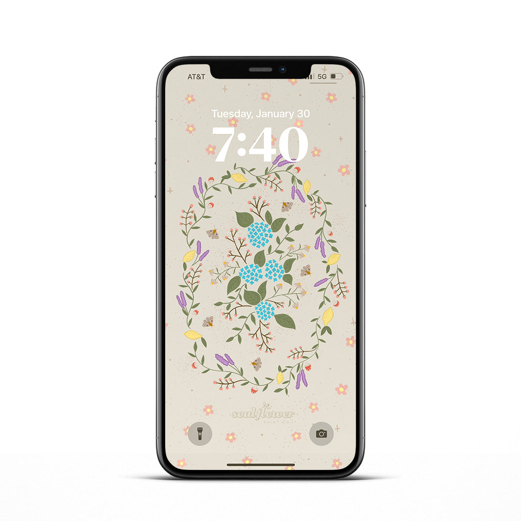 Wallpaper Bundle | Dreamy Botanical Collection | Light