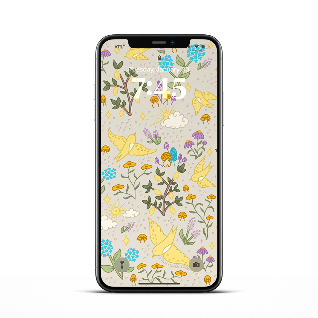 Wallpaper Bundle | Dreamy Botanical Collection | Light