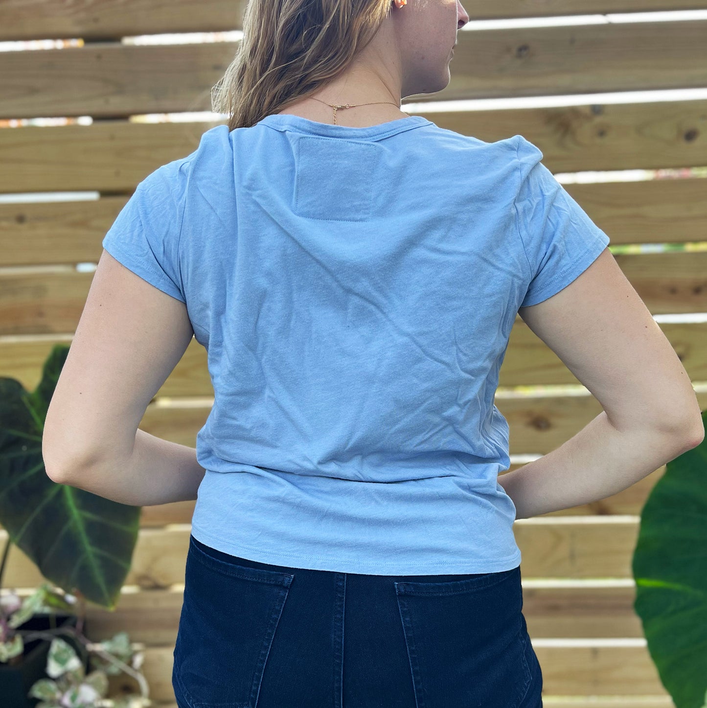 Brave & Kind | Blue Tee | Large