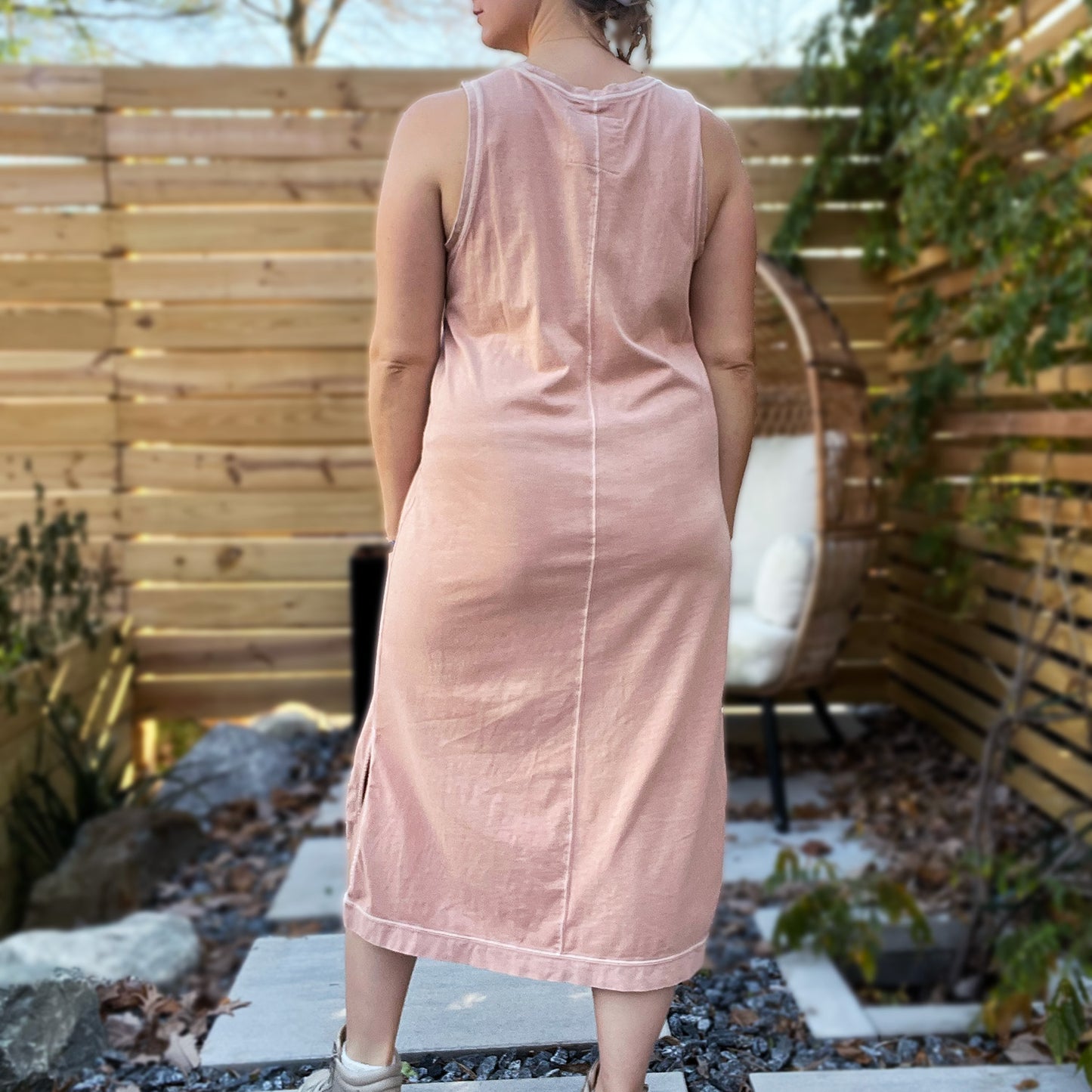 Brave & Kind | Dusty Pink Dress | Large