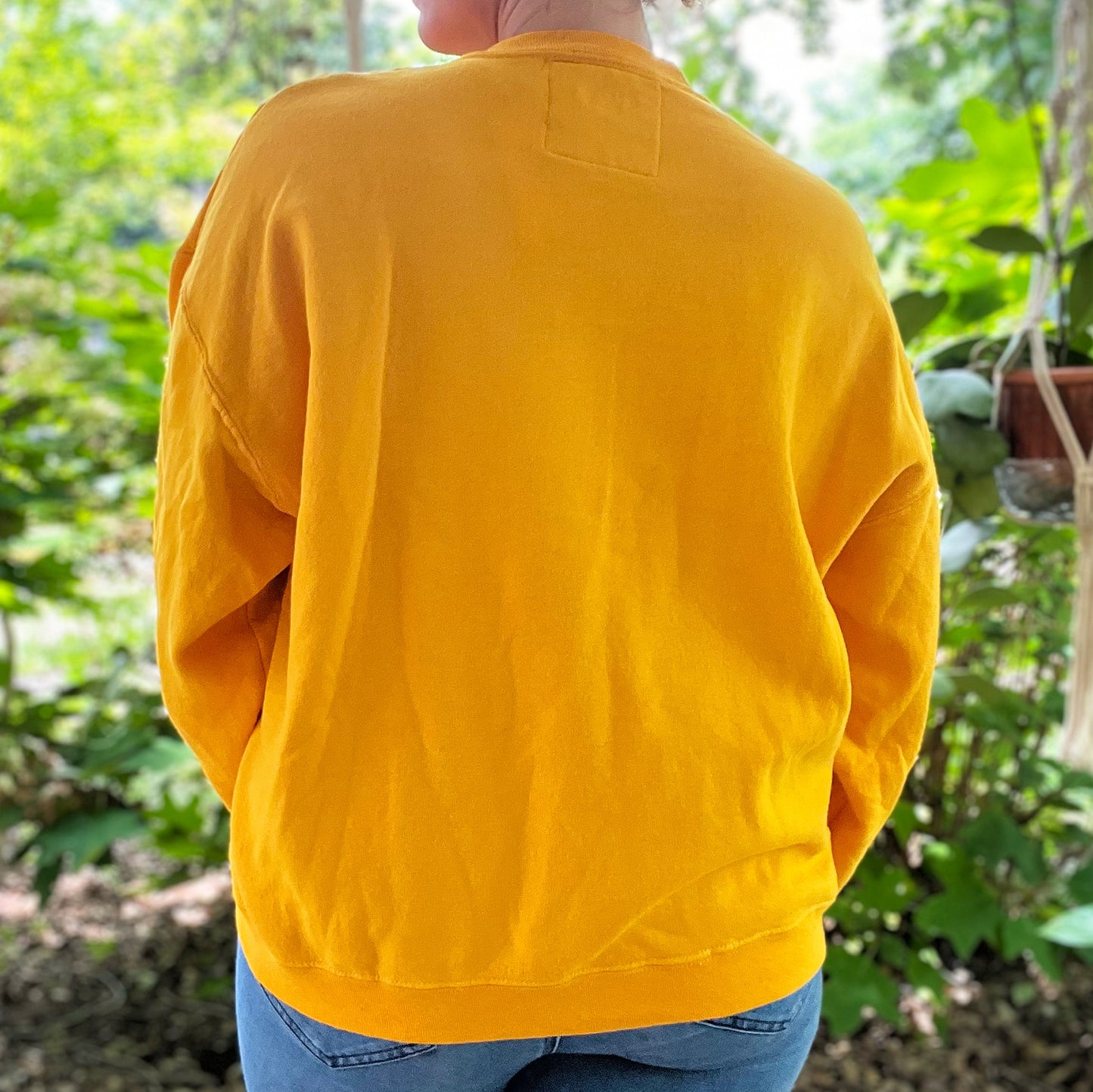 Stronger Together | June Birth Flower | Yellow Sweatshirt | XL