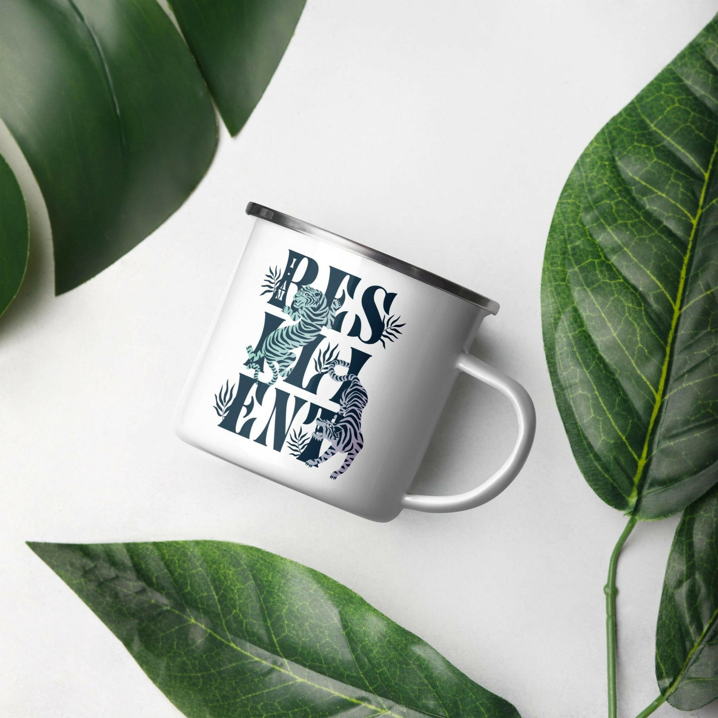 I Am Resilient | Enamel Mug