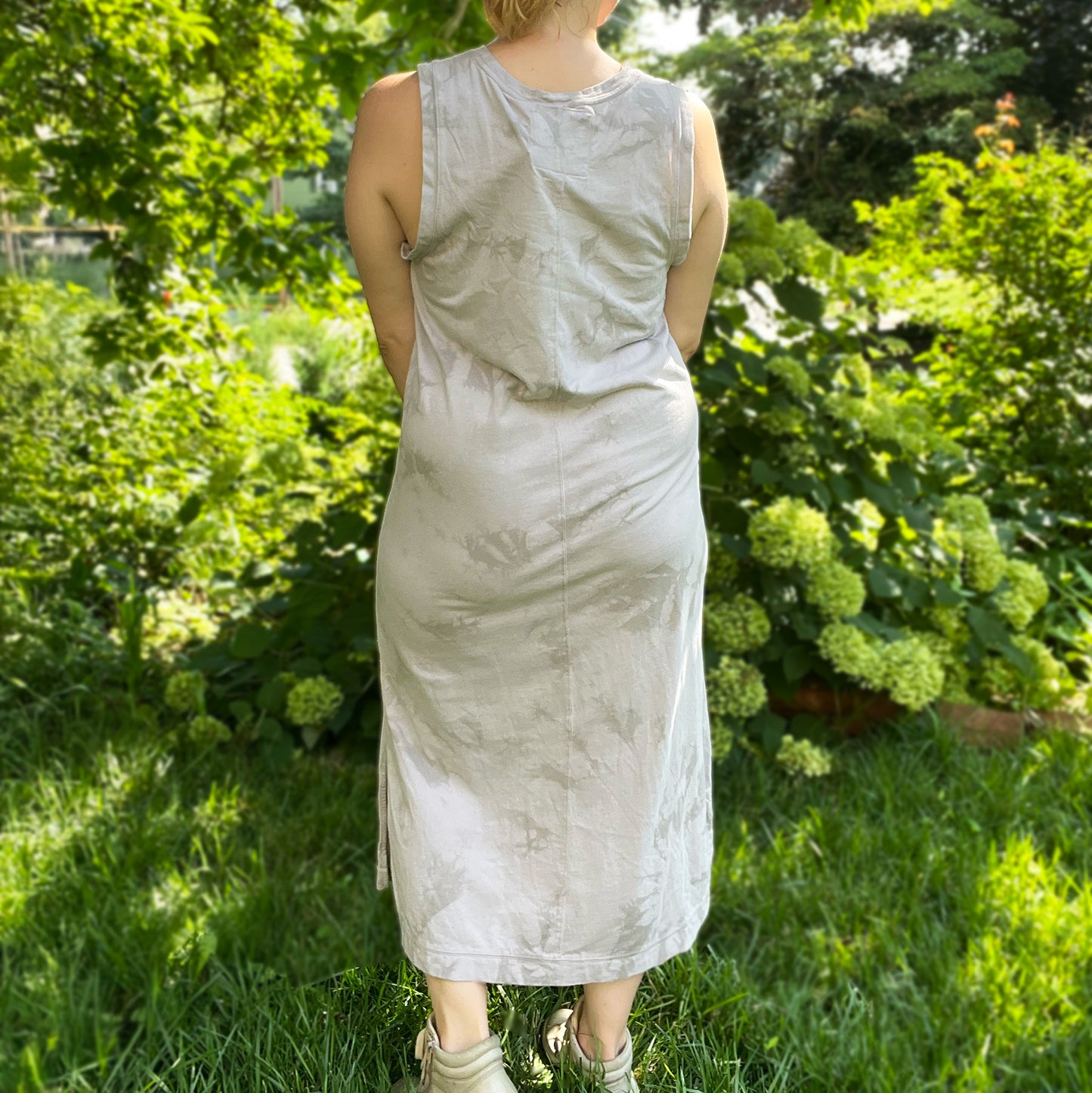Shop Local | Gray Tiedye Maxi Dress | Medium