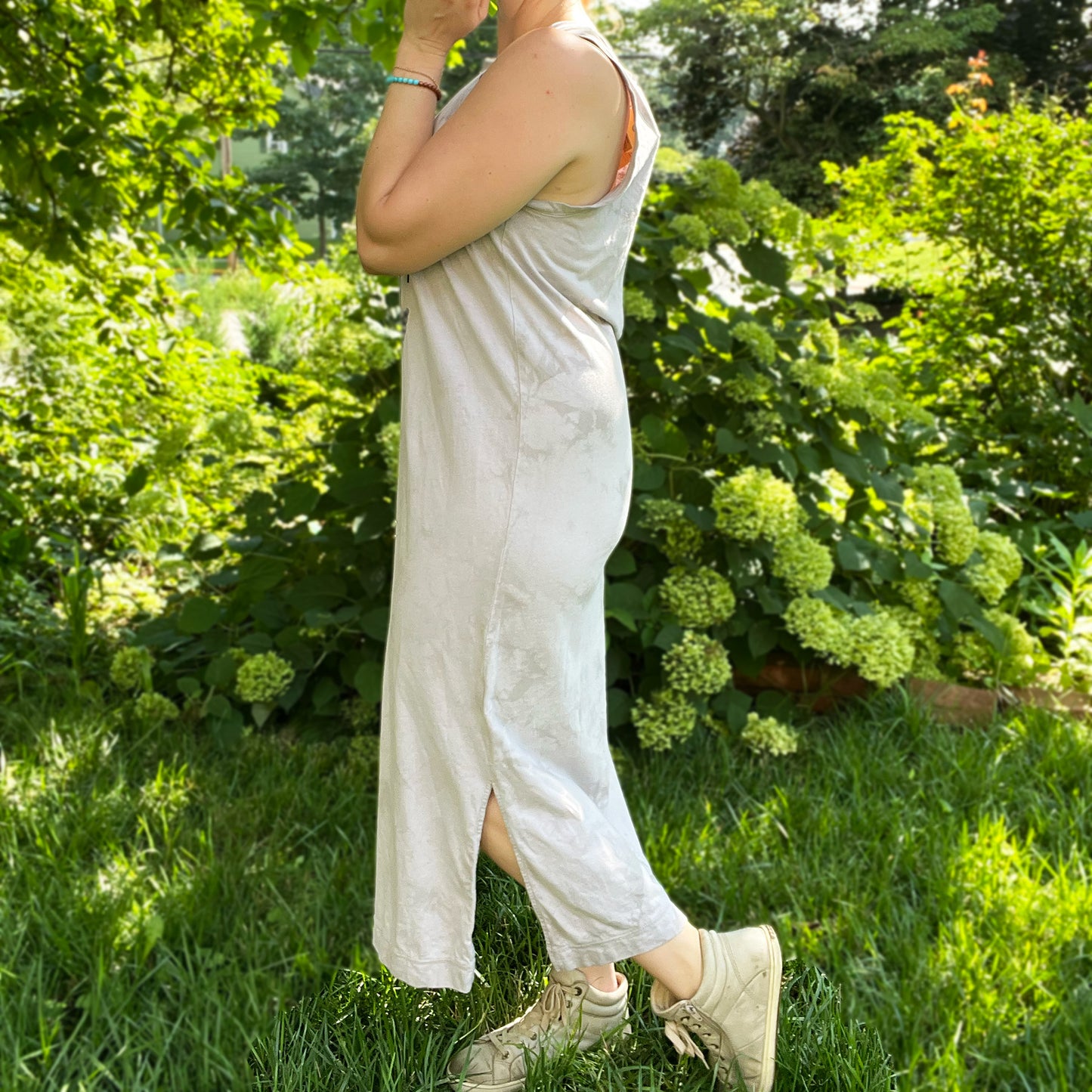 Shop Local | Gray Tiedye Maxi Dress | Medium