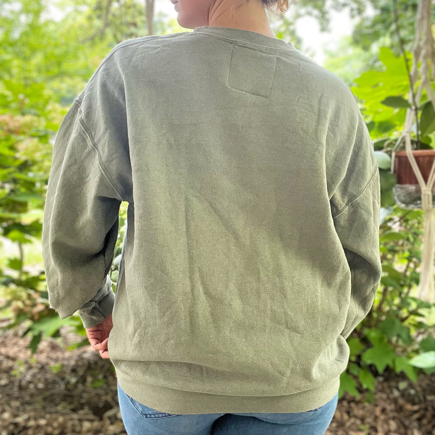 Stronger Together | June Birth Flower | Green Sweatshirt | XL