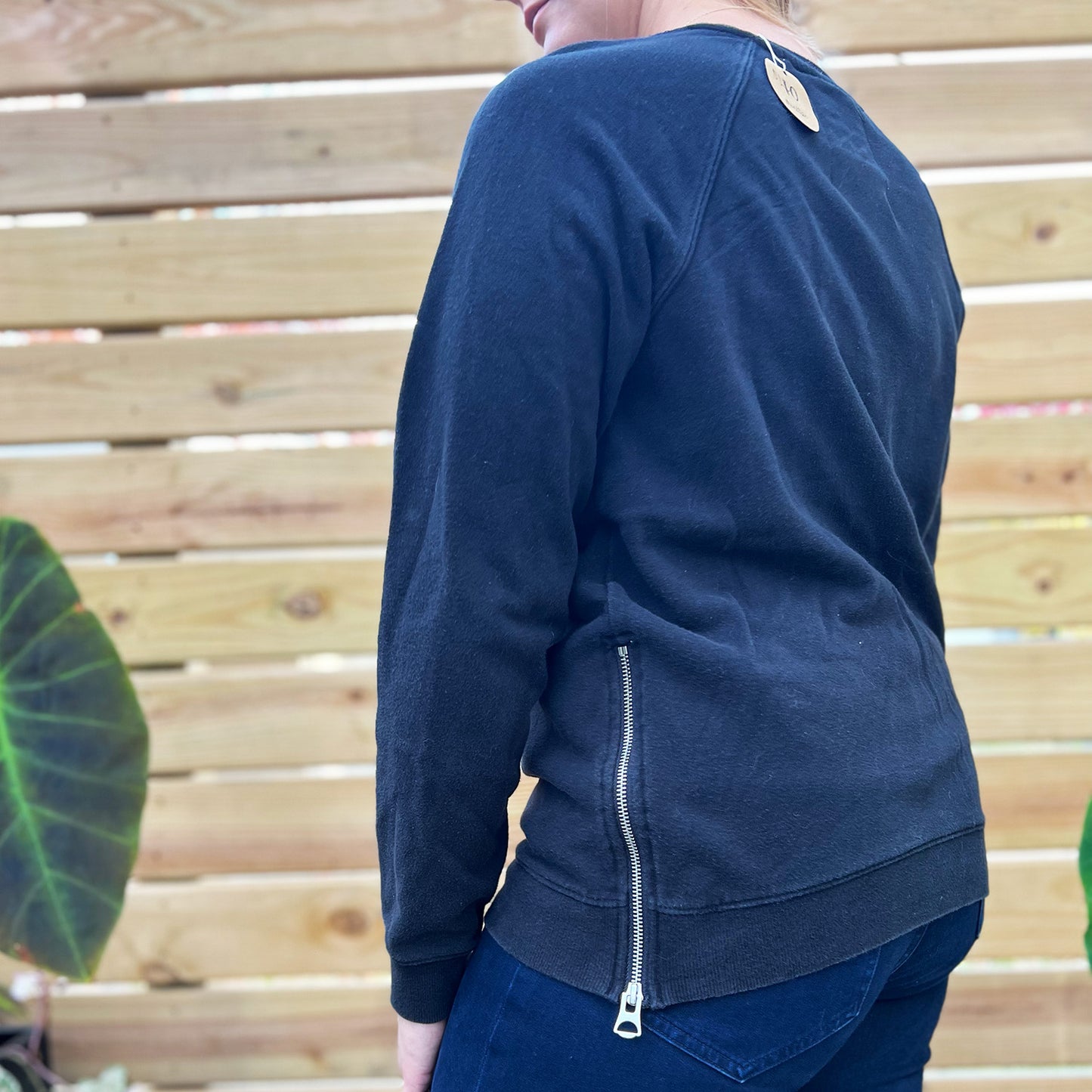 Grow & Evolve | Black Sweater | Medium