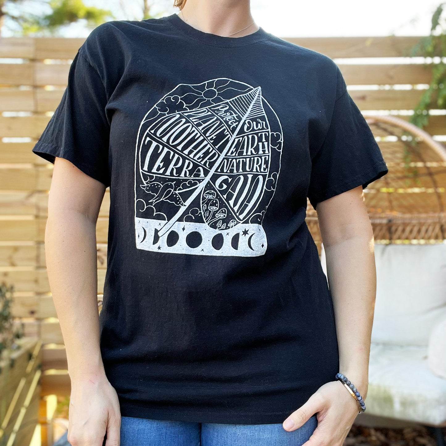 Protect Mother Nature | Black Tee | Large