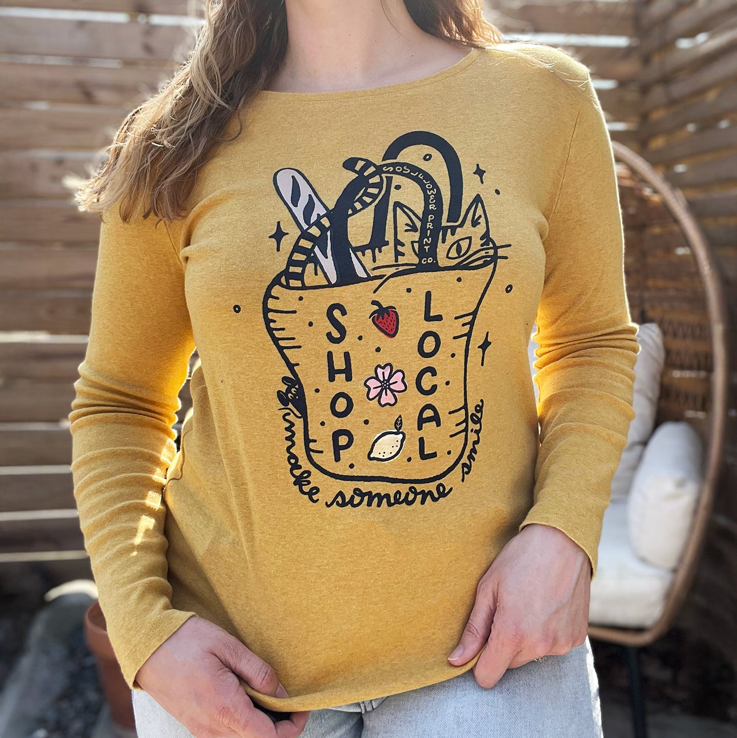 Shop Local | Mustard Long Sleeve | 2X