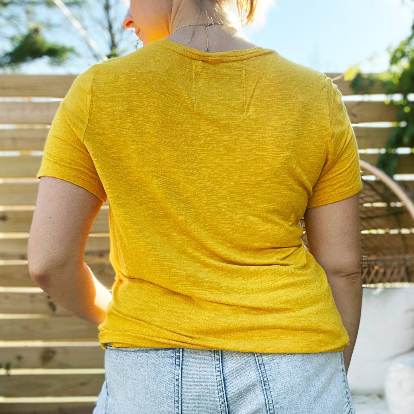 Take Up Space | Mustard Tee | Large