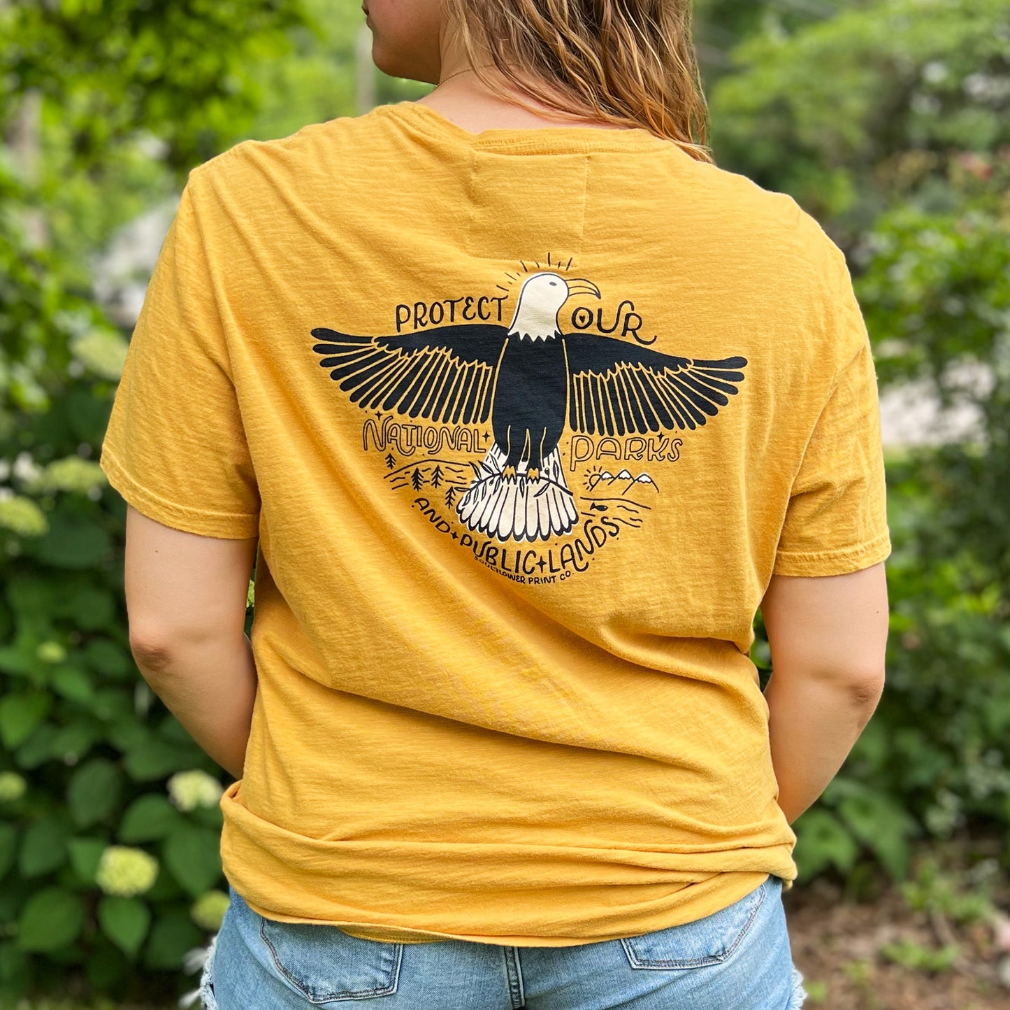 National Parks | Mustard Yellow Tee | Large