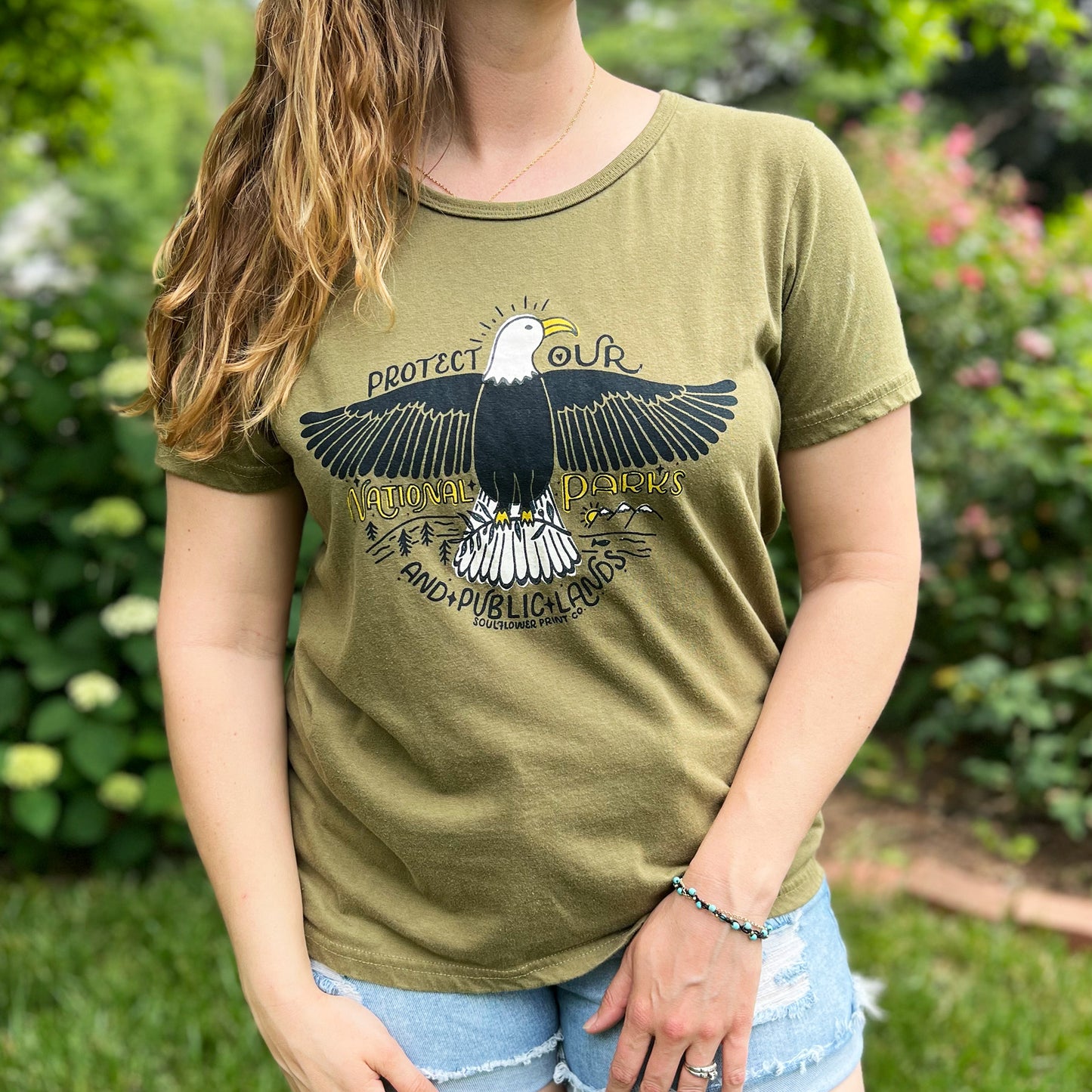 National Parks | Olive Green Tee | XL