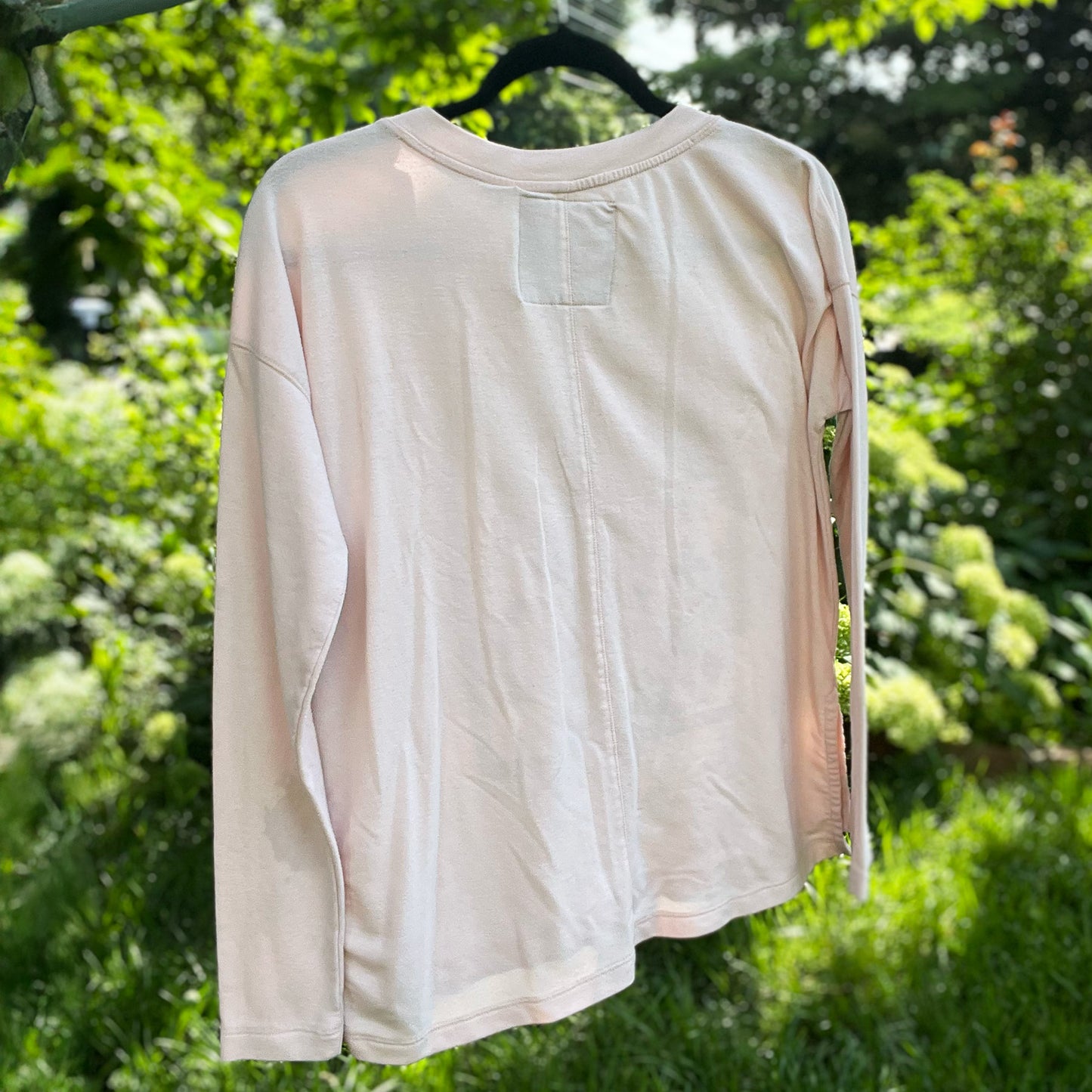 One Day at a Time | July Birth Flower | Light Pink Long Sleeve | 2X