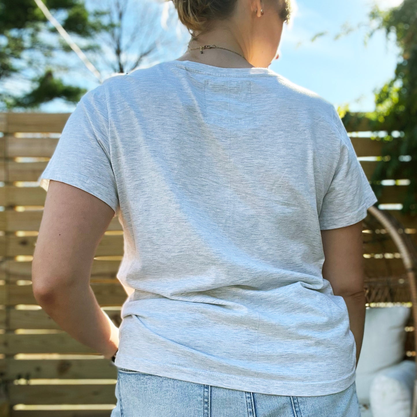Take Up Space | Gray Tee | Large