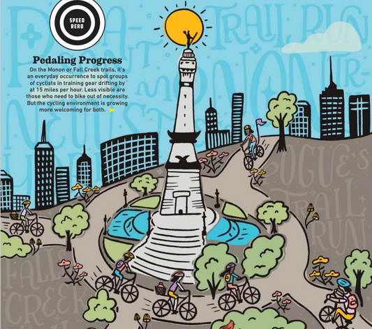 Indy Monthly ✿ Custom Illustration ✿ July 2025