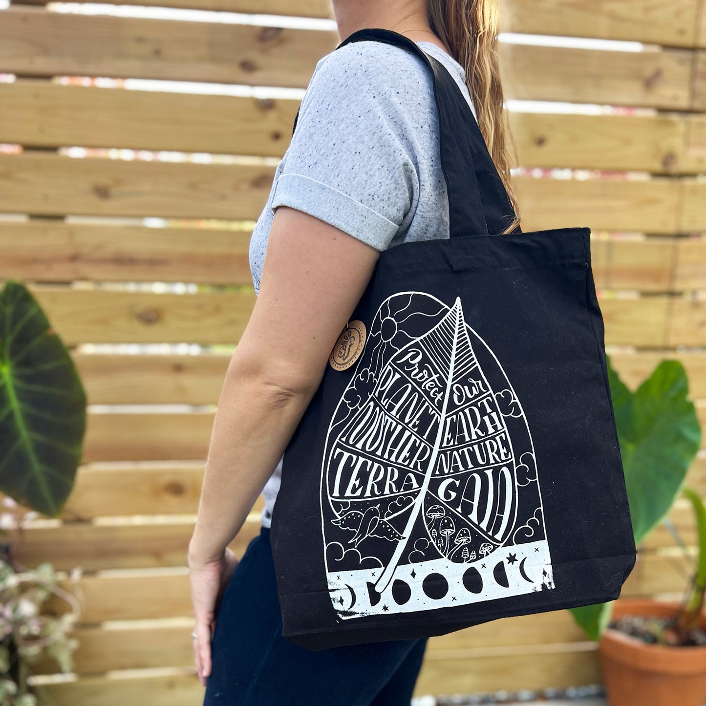 Protect Mother Nature | Black Tote Bag