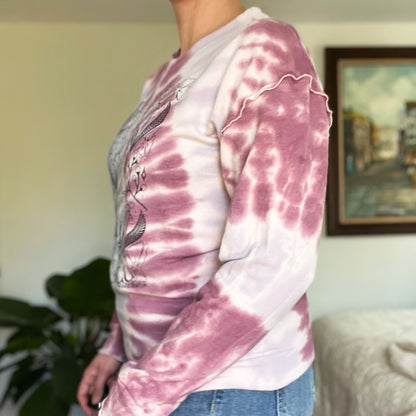 Wild & Free | Purple / Blue Tiedye Sweatshirt | Medium