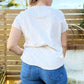 Brave & Kind | Cream V-Neck Tee | Large