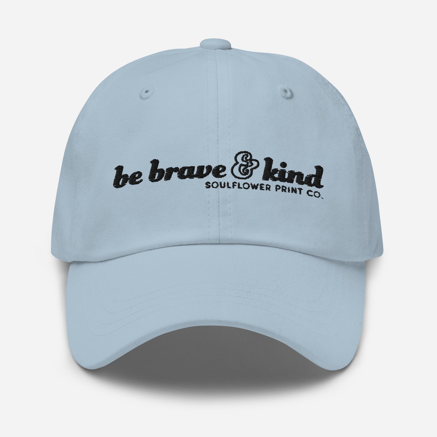 Dad Hat | Brave & Kind | Black Embroidery
