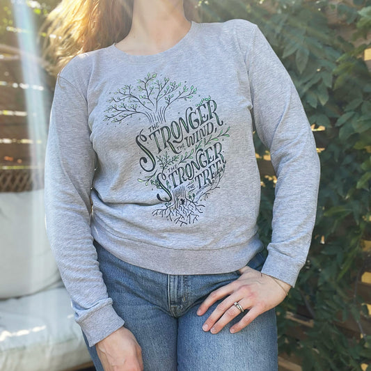 Strong Tree | Gray Long Sleeve | Medium