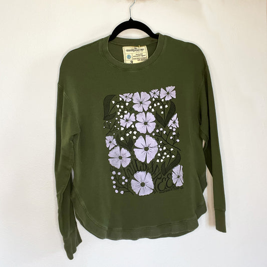 Wild & Free | Green Sweatshirt | Small