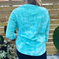 Protect Mother Nature | Green Tiedye 3/4 Sleeve | Medium