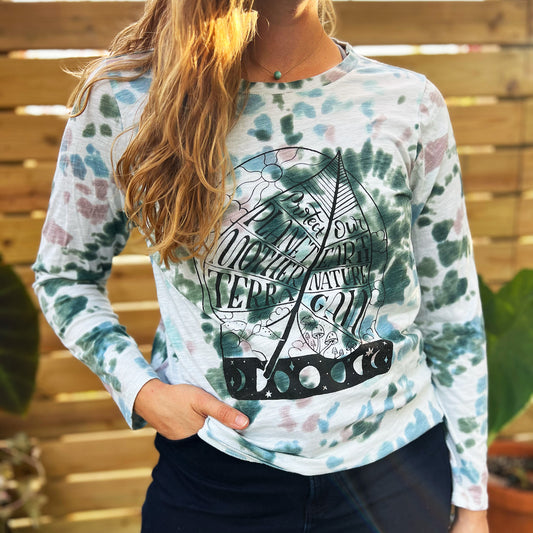 Protect Mother Nature | Tiedye Long Sleeve | Medium