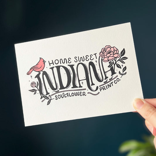 Postcard | Home Sweet Indiana