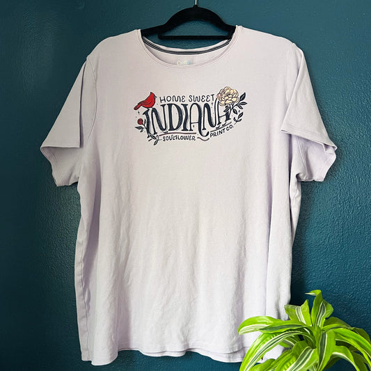 Home Sweet Indiana | Purple Tee | 2X