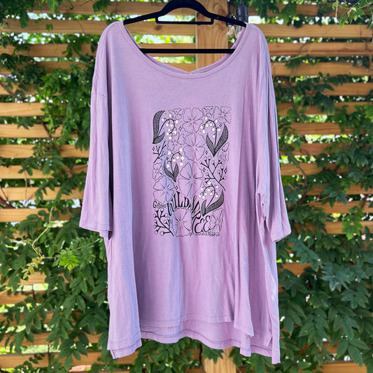 Wild & Free | Purple Tee | 5X