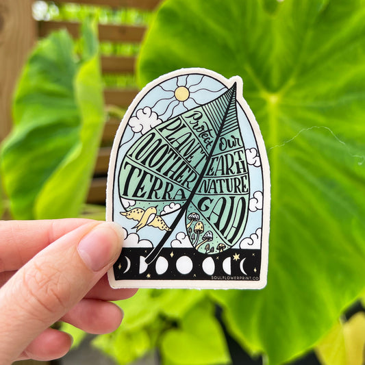 Vinyl Sticker | Protect Mother Nature