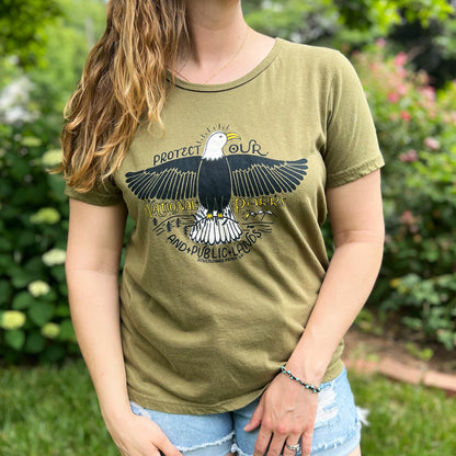 National Parks | Olive Green Tee | XL