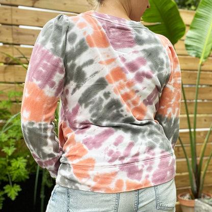 Seek Hope | Purple / Orange / Green Tiedye Sweatshirt | Small