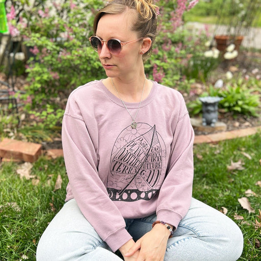 Protect Mother Nature | Light Purple Sweater | 2X
