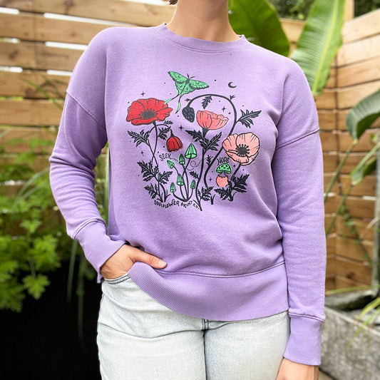 Seek Hope | Purple Sweatshirt | Medium