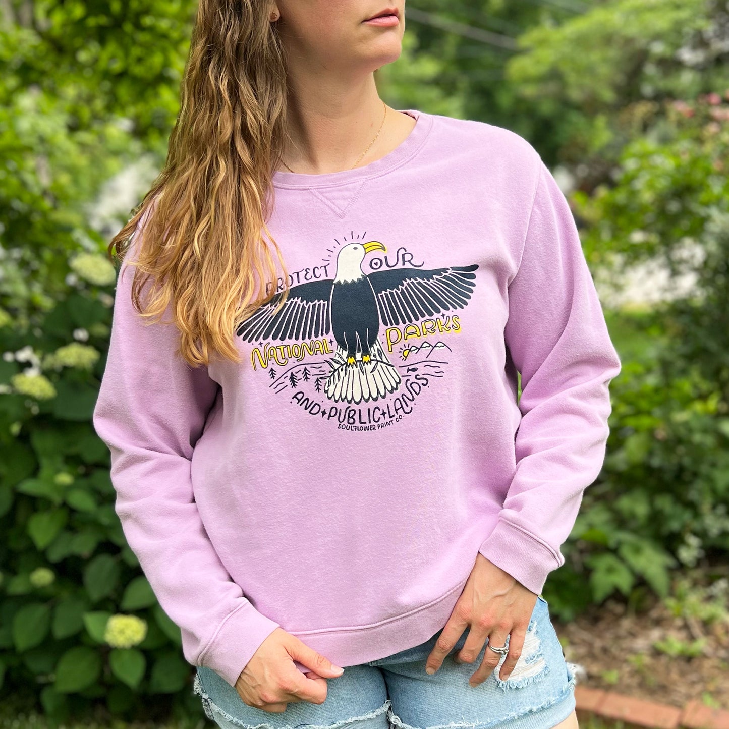 National Parks | Purple Sweatshirt | XL