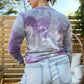 Typewriter | Purple Tiedye Long Sleeve | Large