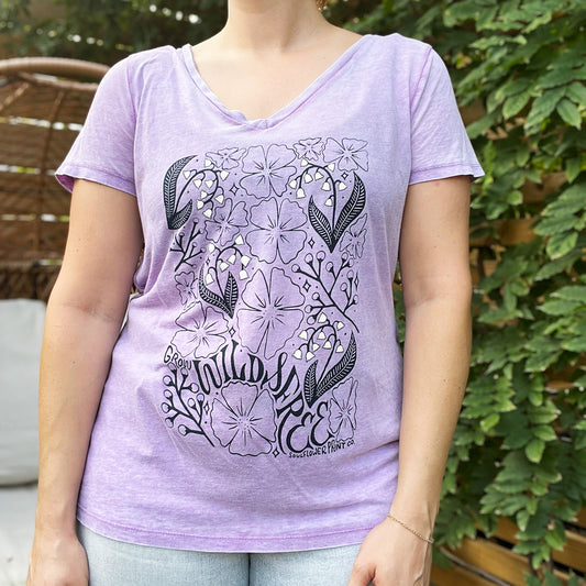 Wild & Free | Purple Tee | 2X