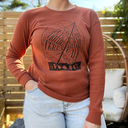 Protect Mother Nature | Rust Long Sleeve | Large