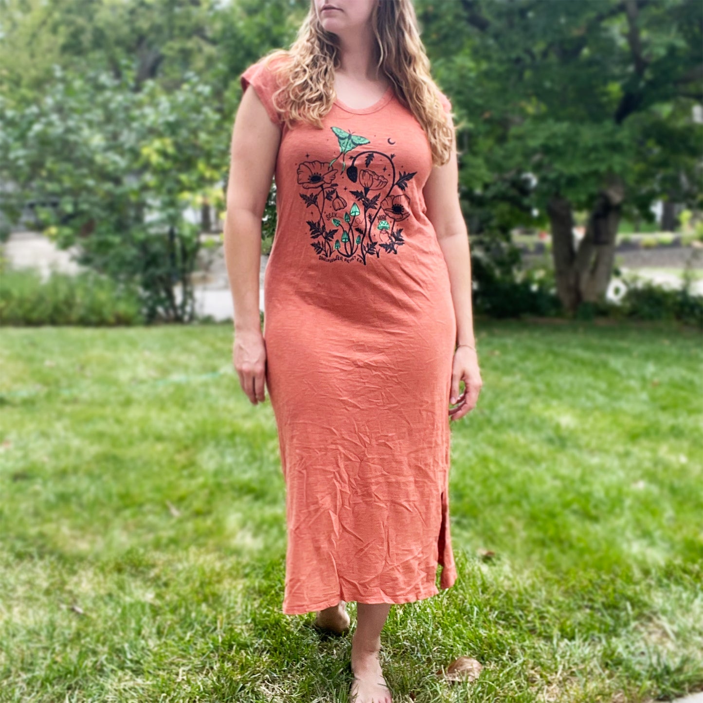 Seek Hope | Burnt Orange Maxi Dress | Medium