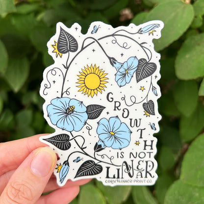 Sticker | September Birth Flower | Morning Glory
