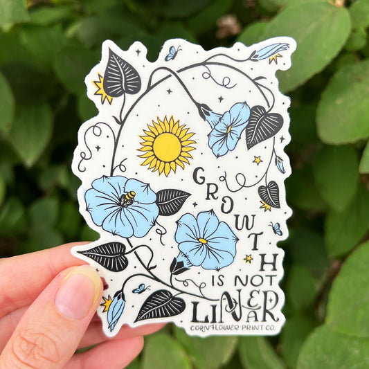 Sticker | September Birth Flower | Morning Glory