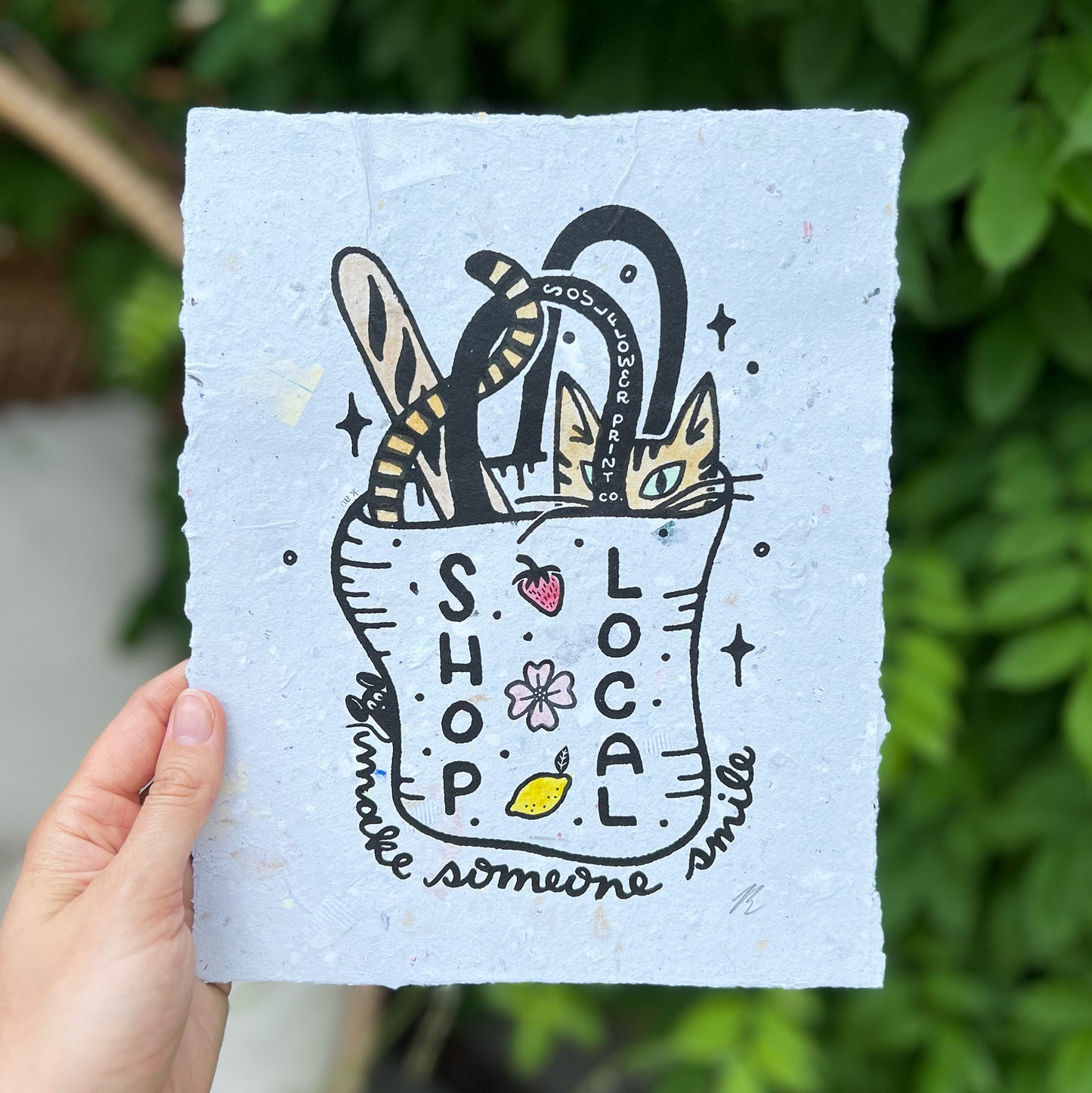 Handmade Paper Poster | Shop Local