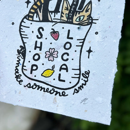 Handmade Paper Poster | Shop Local