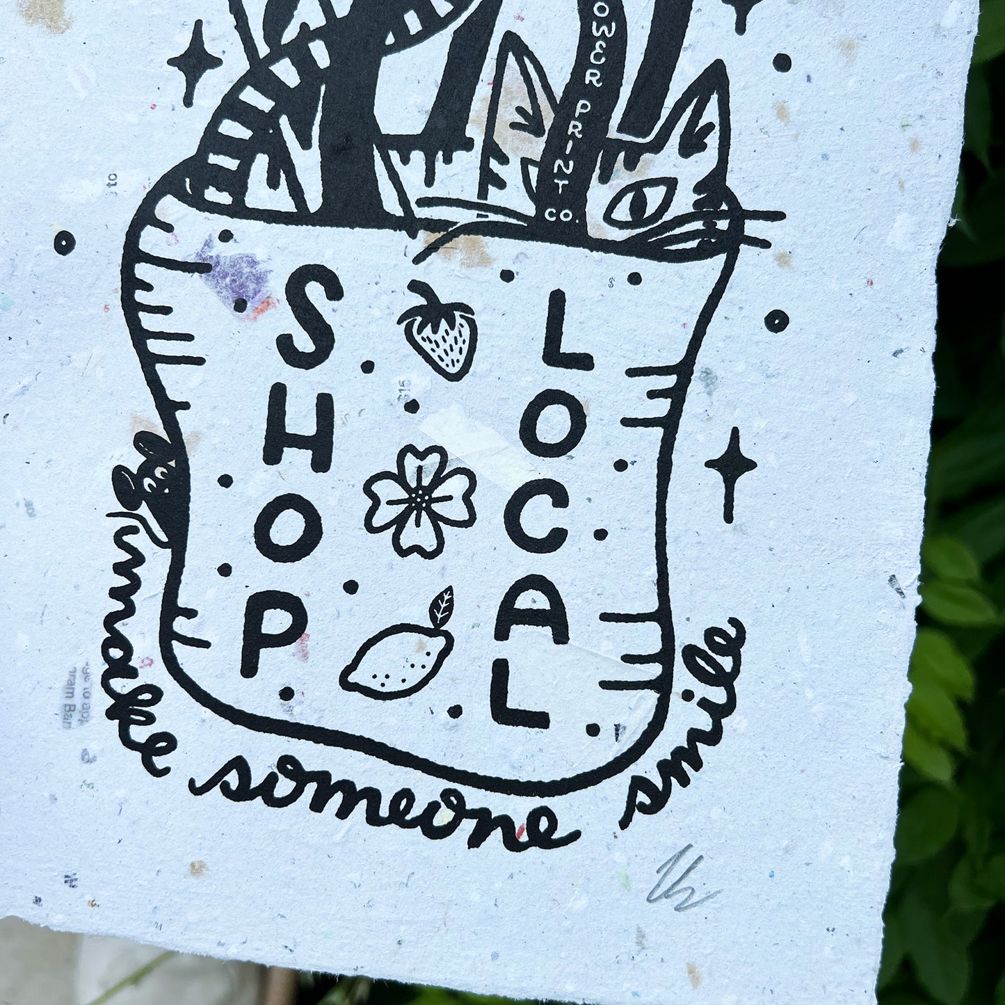 Handmade Paper Poster | Shop Local