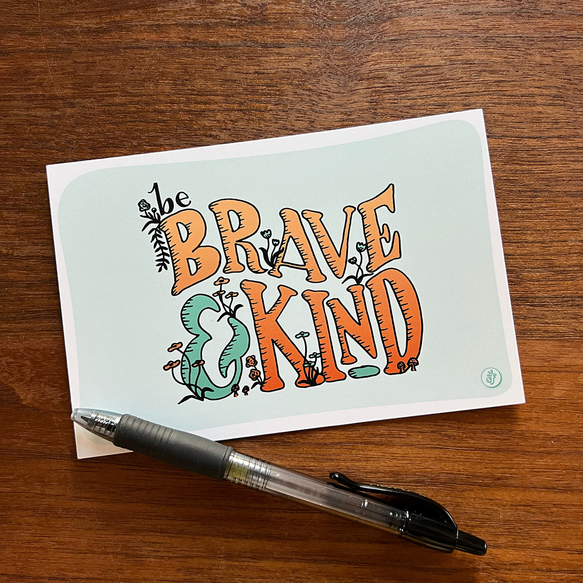 Postcard | Brave & Kind