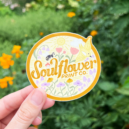 Vinyl Sticker | Exclusive Soulflower Print Co.