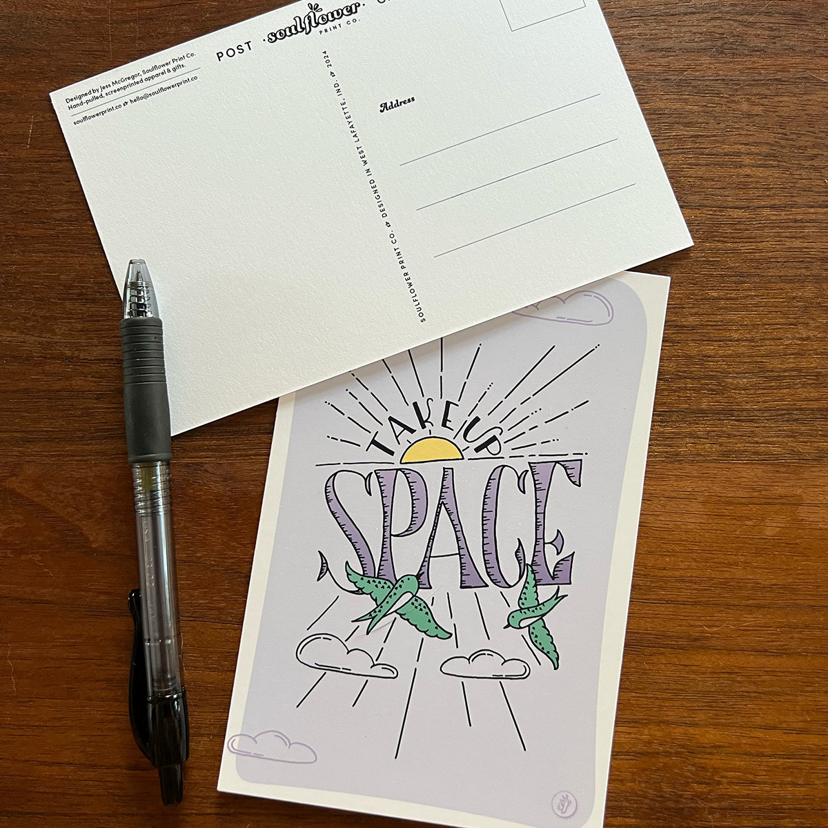 Postcard | Take Up Space