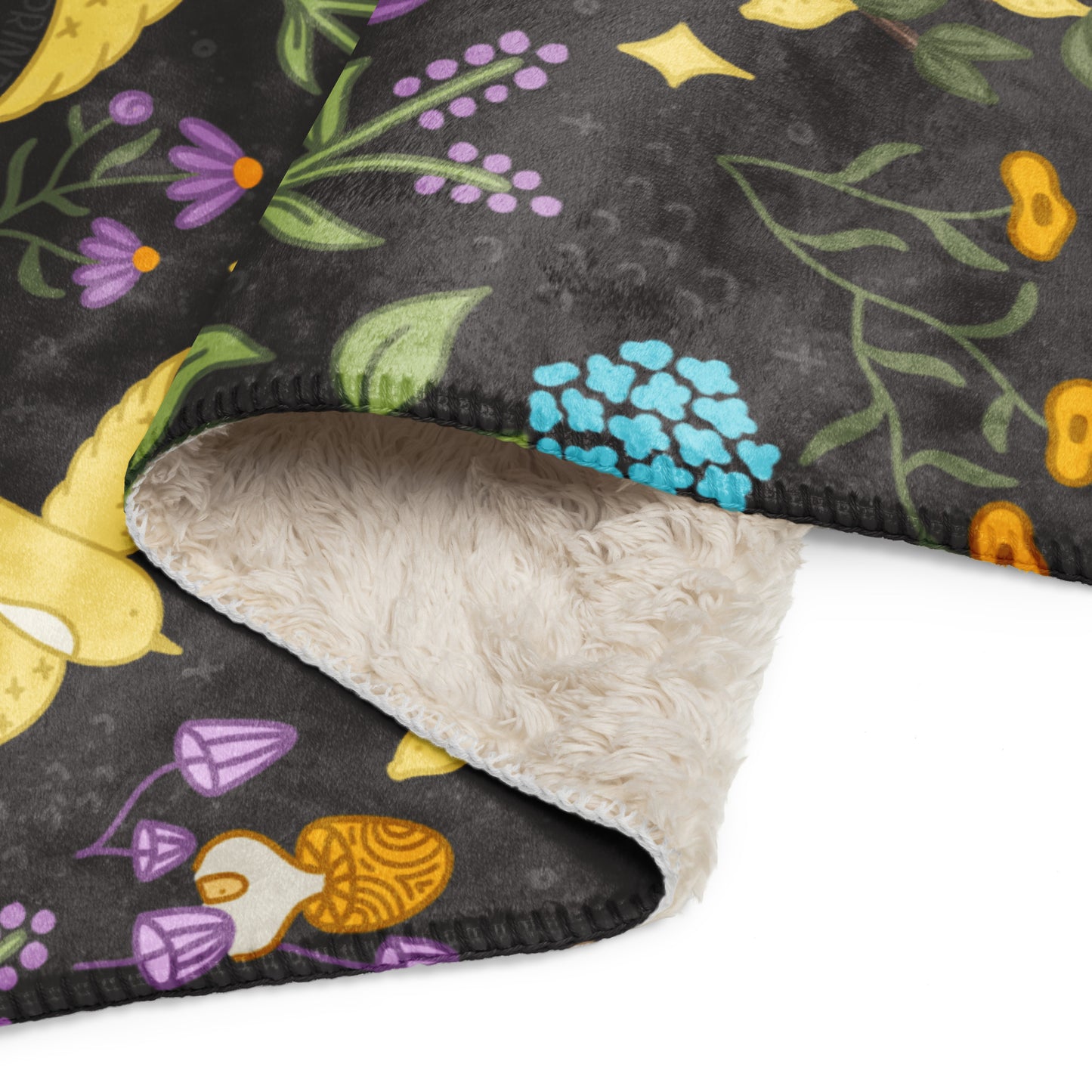 Sherpa Blanket | Wings & Woodlands | Dreamy Botanical Collection
