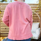 Typewriter | Pink Sweater | XL