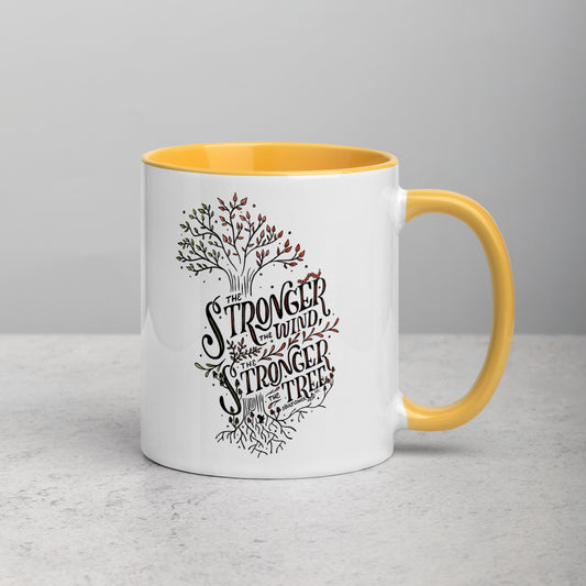 Ceramic Mug with Accent Color | Strong Tree